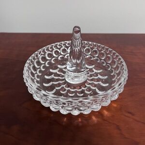 Clear Glass Ring Holder
